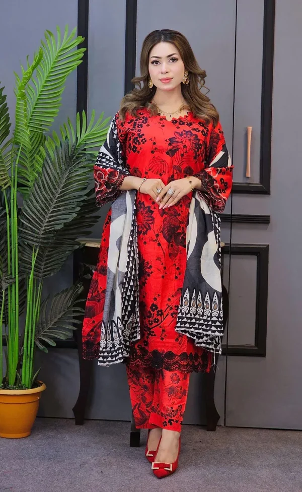 All Over Chikankari শিফলী Embroidery - Image 5