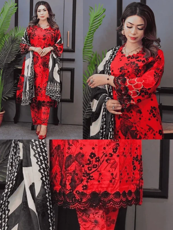 All Over Chikankari শিফলী Embroidery