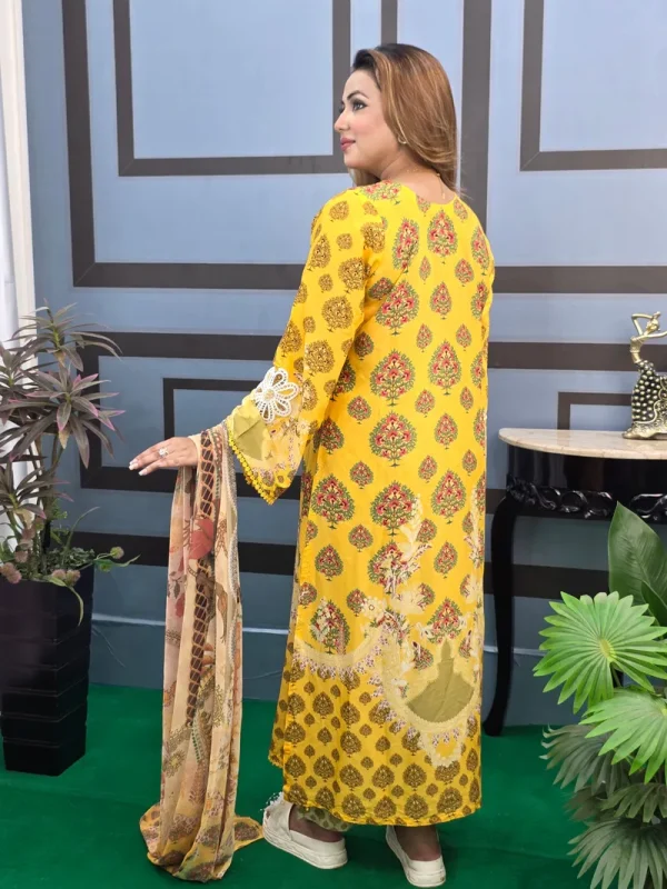 Yellow Lover With Embroidery - Image 4