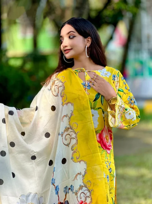 Pakistani Inspired Premium Dress - Image 7