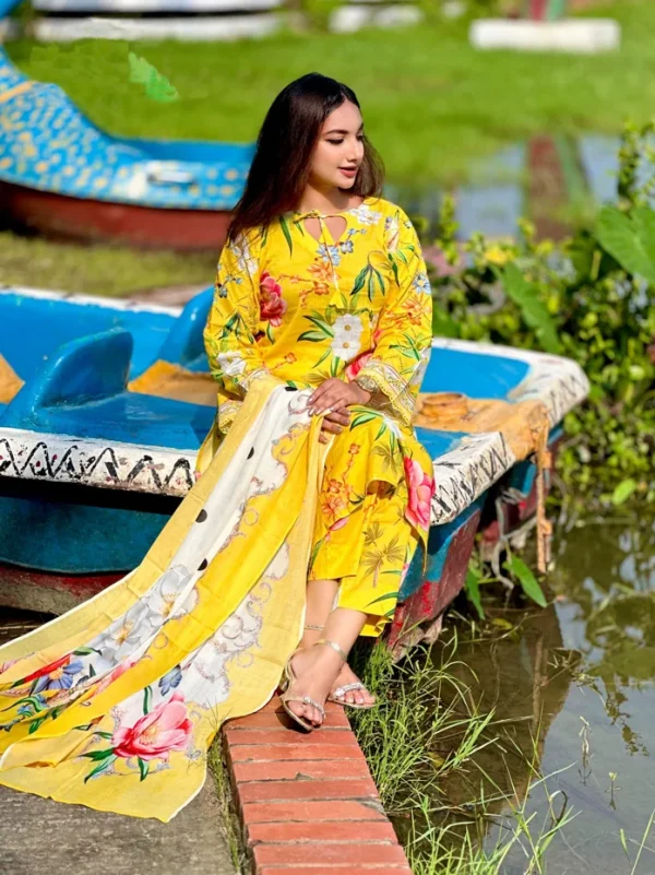 Pakistani Inspired Premium Dress - Image 5