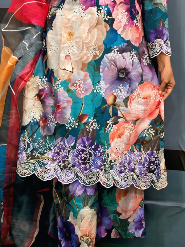 Inspired Pakistani Dress Stitched - Image 3