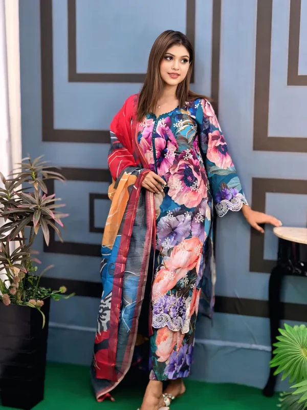 Inspired Pakistani Dress Stitched