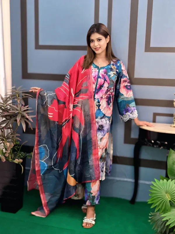 Inspired Pakistani Dress Stitched - Image 2
